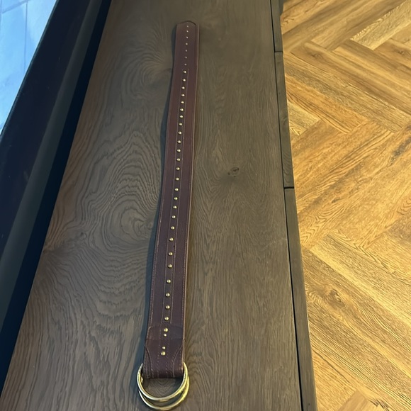 Michael Kors Wide Leather Belt - Picture 10 of 11
